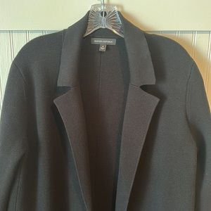 Banana Republic Black Knit Coatigan Jacket Sweater Coat Medium
